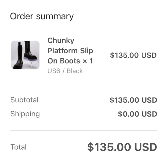 Chelsea Platform Slip on Boots (Black, Transparent Platform Sole, Vegan Leather) - Picture 2 of 7